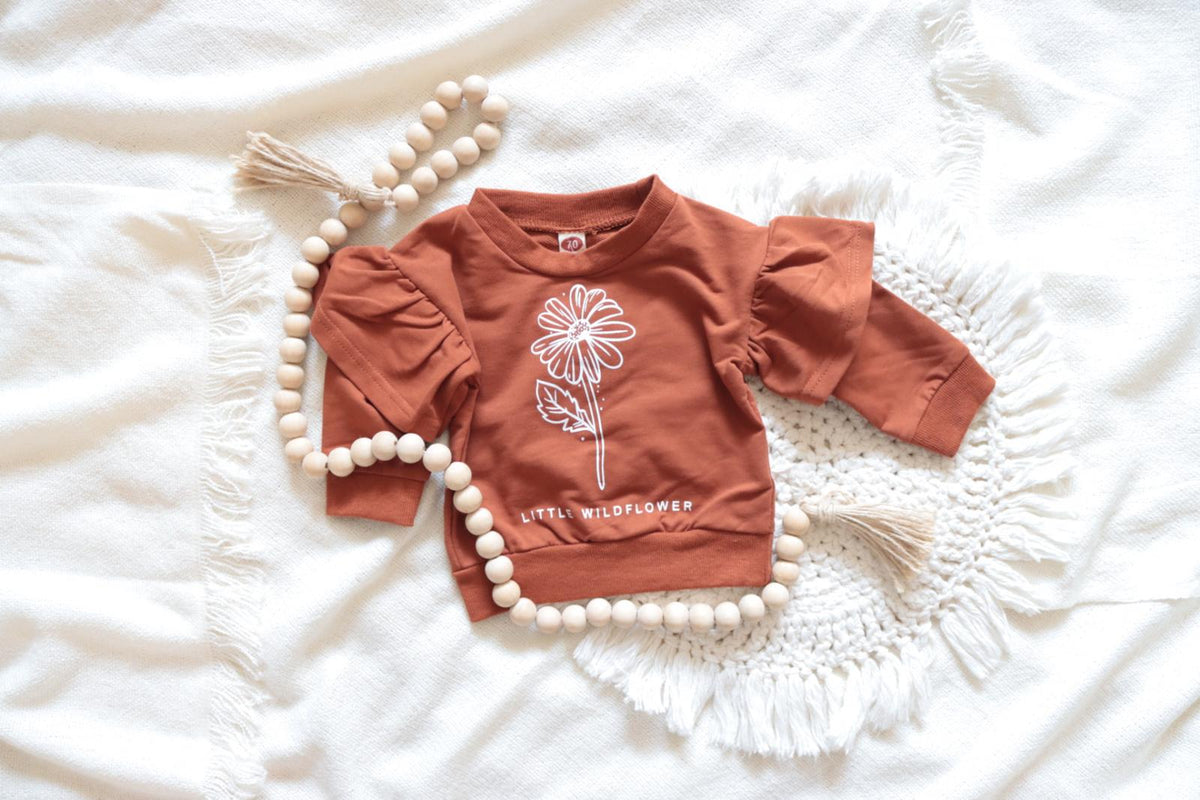 Knit Sweater - Golden – Wild Flower Baby